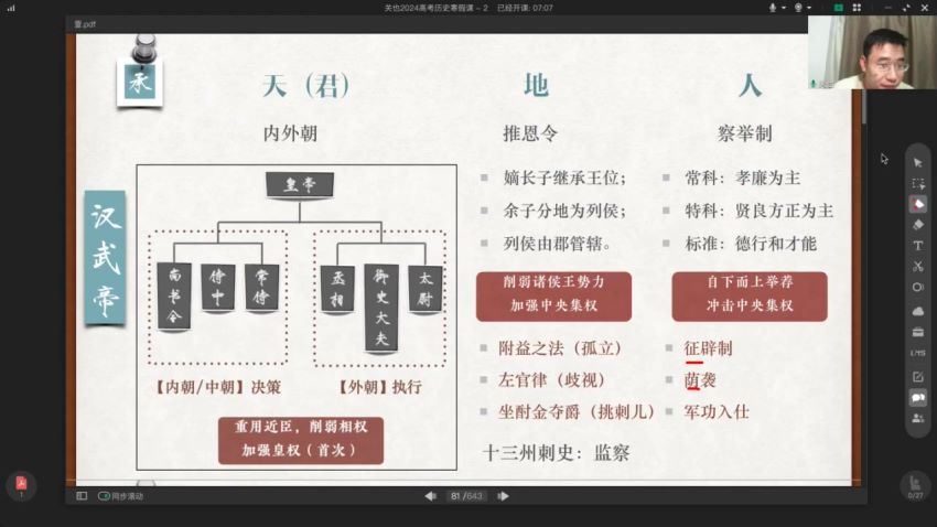 2024高三历史关也二轮寒假班-关也历史