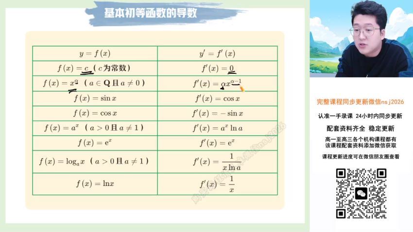 2024高二数学韩佳伟春季班（A+）