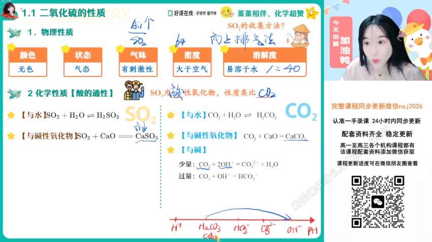 2024高一化学王瑾春季班A+