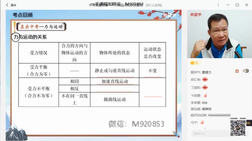 2023希望学初三春上物理 全国版A+ 杜春雨【4】换老师了，联系我换课