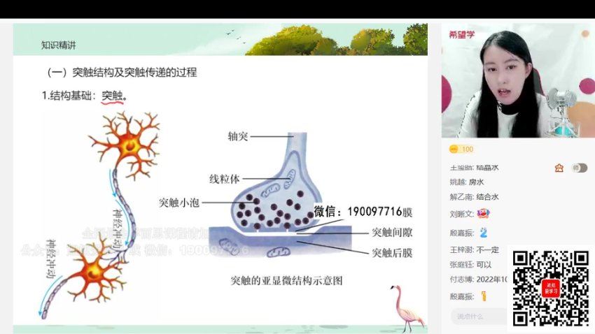 学而思希望学：【2022秋】高二生物S班 段麟飞